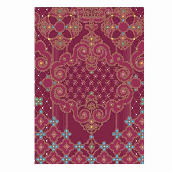 Geschenkpapier Design 913210, Taya bordeaux