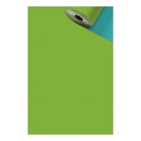 Geschenkpapier Uni Duplo grün hell  Design 918217