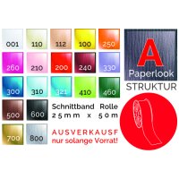 Poly- & Kringel Schnittband PAPERLOOK 25mm x 100m