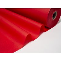 Seidenpapier farbig 75cm Breite, naßfest, durchgefärbt, VE 1 Rolle rot