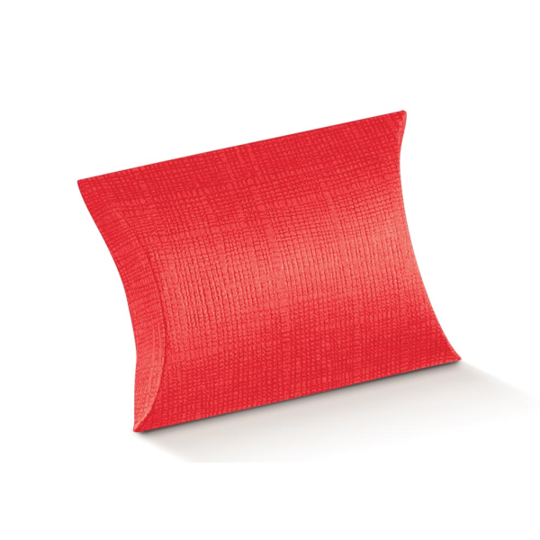 Kissenschachtel, Leinen rot, 240x150x60mm, VE´s 50...