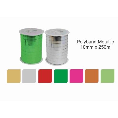 Polyband Metallic 10mm x 250m