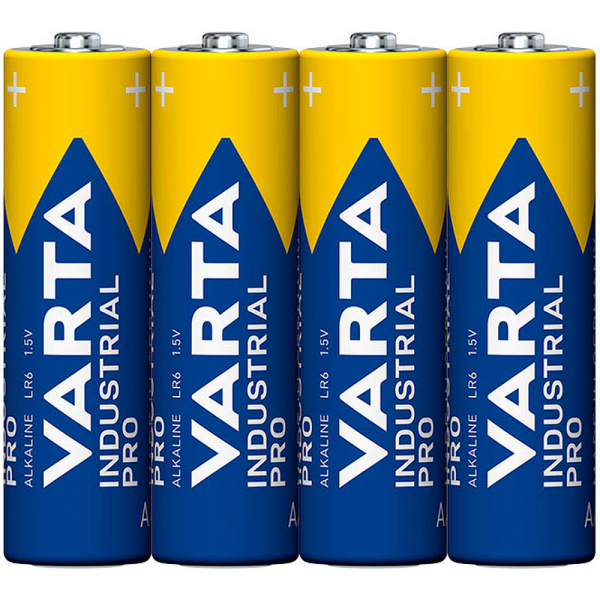 VARTA INDUSTRIAL, Mignon AA Batterie 4er Pack,