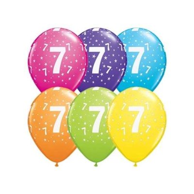 Latexballon "7", Ø 27cm