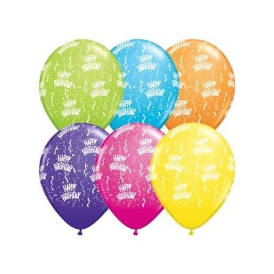 Latexballon "Happy Birthday", Ø 27cm