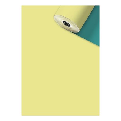 Geschenkpapier Uni Duplo gelb hell  Design 923061