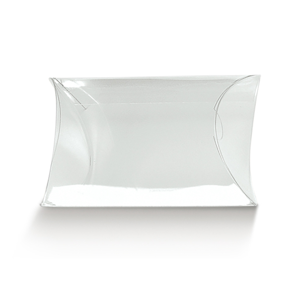 Kissenschachtel, transparent, 120x110x37mm, VEs 50 / 200