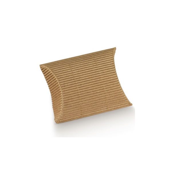 Kissenschachtel, offene Welle natur, 110x120x35mm, VEs 50...