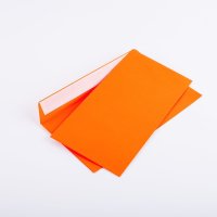 Briefumschläge DIN lang orange h.k. o.F., VE = 25 Stück