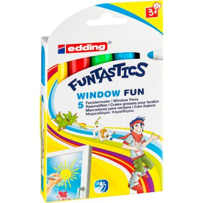 edding Funtastics Window Fun 5 Stifte