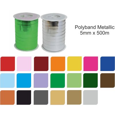 Polyband Metallic Glanz 5mm x 500m