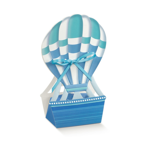 Schachtel Blau Ballon 60mm x40mm x145mm, VEs 50 / 200