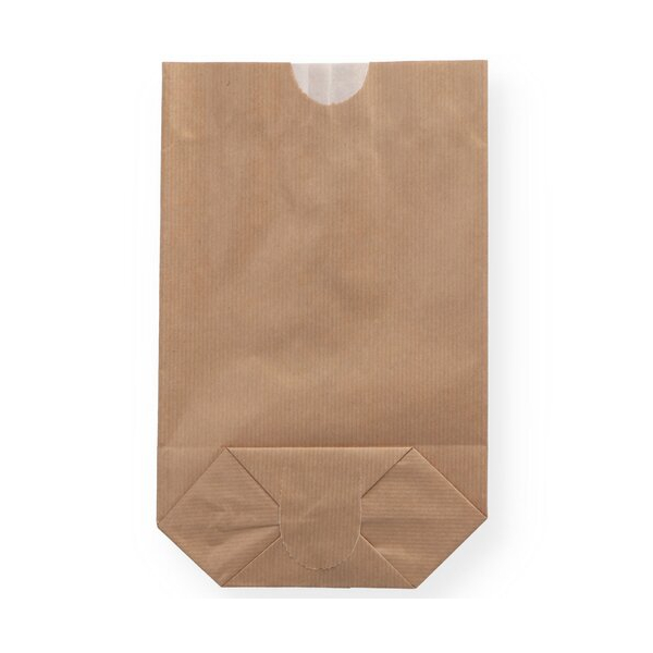 Bodenbeutel braun Kraft, 1kg 16 x 26cm, VE = 1.000 Stück