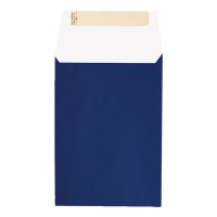 Geschenkbeutel 12x22+6 Uni Colour blau d. FSC