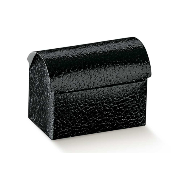 Truhe Lederoptik schwarz, 175x110x115mm, VE´s 25 / 100