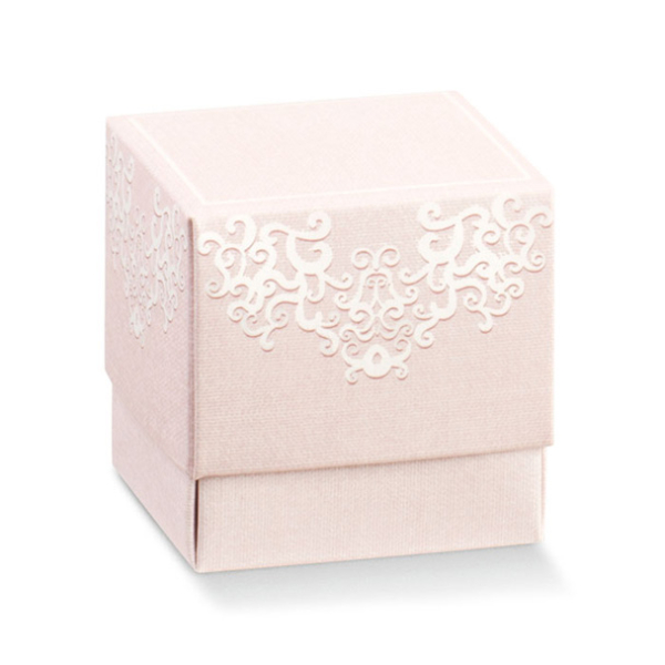 Surpricebox Chantilly rosa, 50x50x50mm, VEs = 50/200 St.